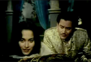 Guru Dutt and Waheeda Reham in 'Chaudhvin ka chand'